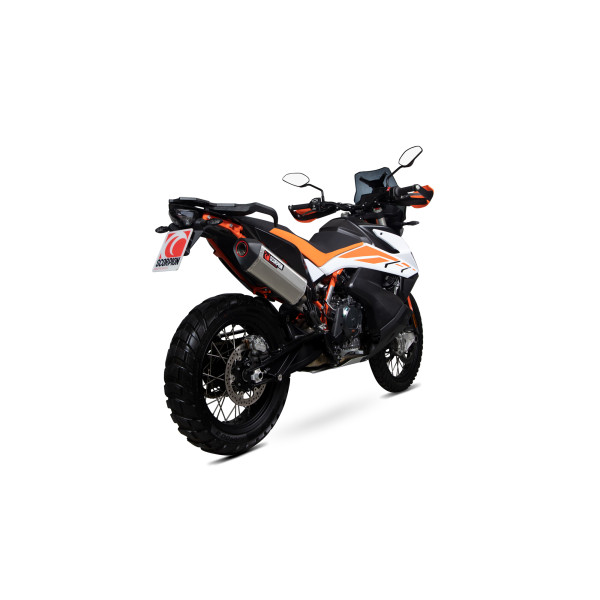 Scorpion Exhaust KTM Adventure 790 / Adventure 790 R 2019 - 2020 Serket Parallel Slip-on Stainless Steel Sleeve